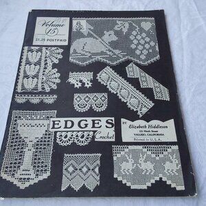 Elizabeth Hiddleson crochet pattern volume 15 edges and Christian catholic motif